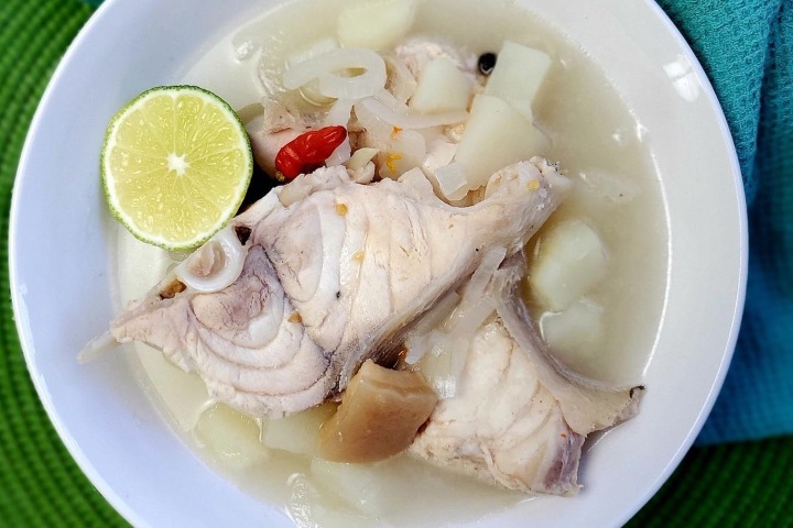 5. Pescado al vapor estilo Bahamas. Foto - @trubahamianfoodtours (Instagram)