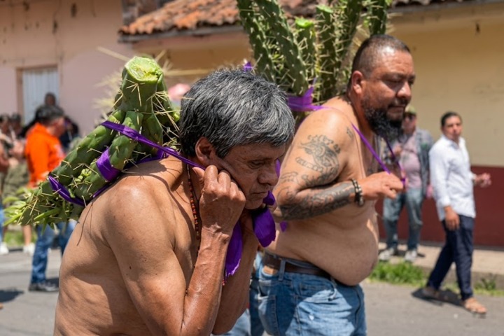 5. Procesión del Nopal. Foto - @angangueo_mi_pueblo (Instagram)