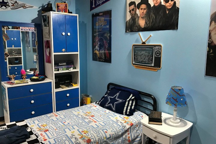 6. Habitación de los años 80. Foto - National Videogame Museum (Facebook)