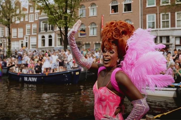 7. Canal Parade durante el Ámsterdam Pride. Foto - Pride Amsterdam (Facebook)