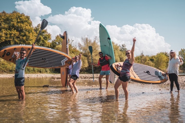 8. Grupo de paddle board. Foto - @friasaspensnowmass (Instagram)