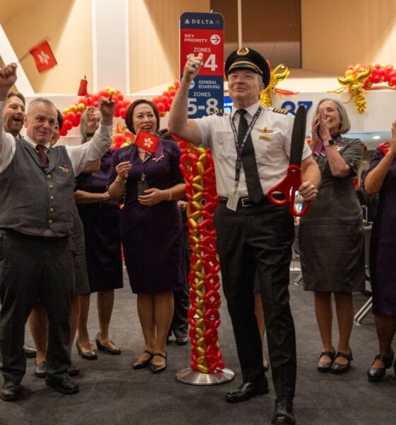 DELTA AIRLINES INAUGURA RUTA LOS ÁNGELES A HONG KONG. Foto - Delta News Hub