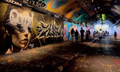 LEAKE STREET ARCHES EN LONDRES. Foto - Leake Street Arches (Facebook)