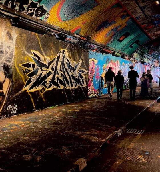LEAKE STREET ARCHES EN LONDRES. Foto - Leake Street Arches (Facebook)