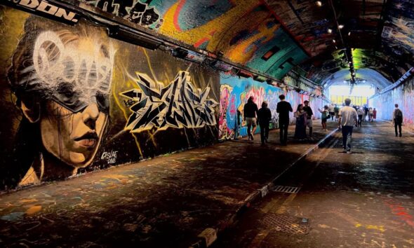 LEAKE STREET ARCHES EN LONDRES. Foto - Leake Street Arches (Facebook)