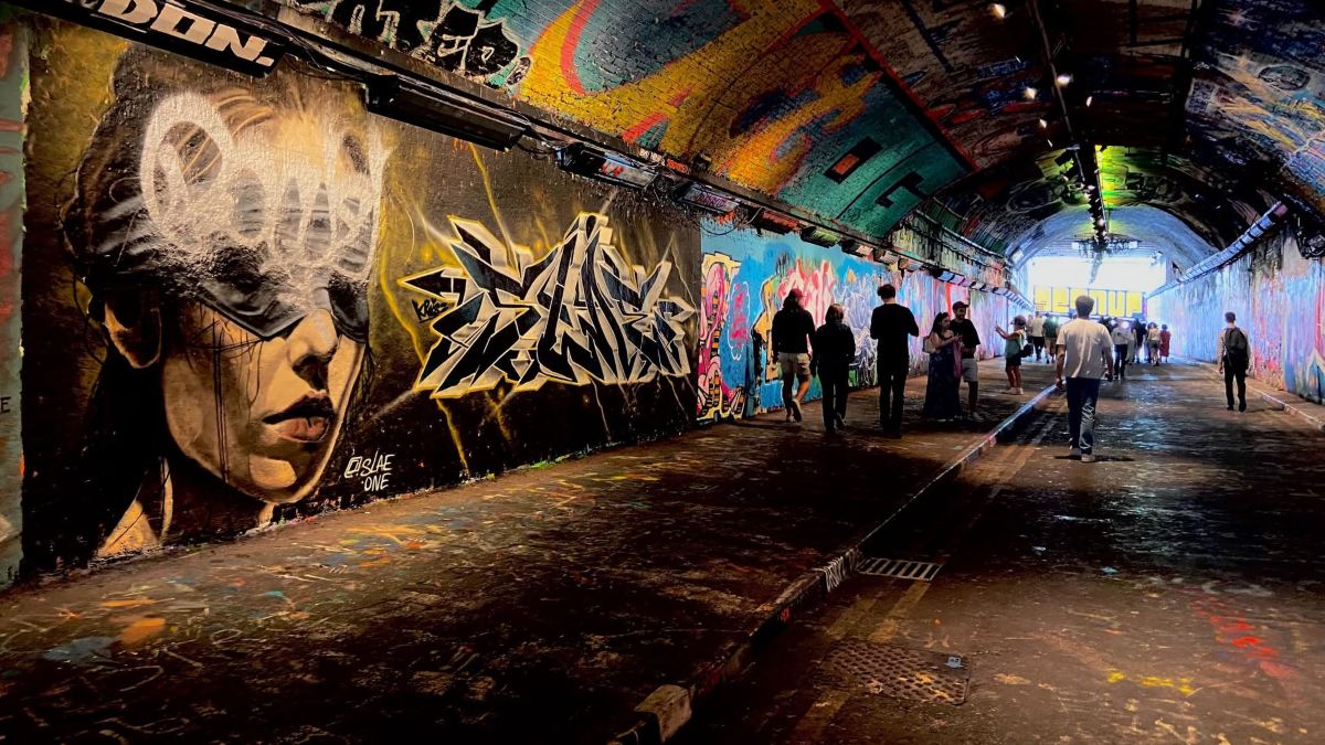 LEAKE STREET ARCHES EN LONDRES. Foto - Leake Street Arches (Facebook)