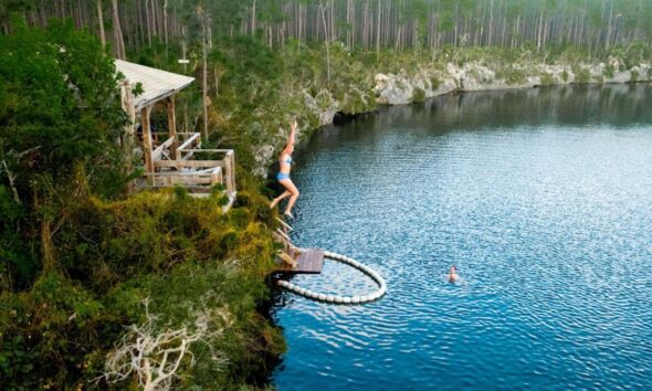 PARQUE NACIONAL BLUE HOLES EN AS BAHAMAS. Foto - Tourism Today Bahamas (Facebook)