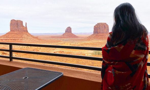 THE VIEW HOTEL EN MONUMENT VALLEY. Foto - @lizbogart76 (Instagram)
