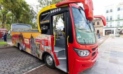 TLAXCALA RECIBE SU PRIMERA UNIDAD DE TURIBUS. Foto - Archivo SECTUR