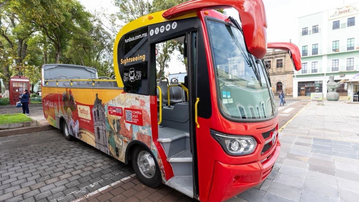 TLAXCALA RECIBE SU PRIMERA UNIDAD DE TURIBUS. Foto - Archivo SECTUR