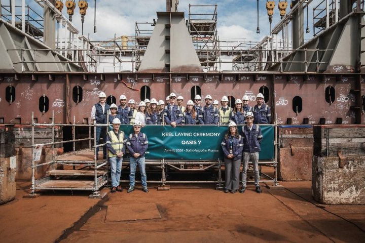 Construcción de Oasis 7. Foto - Archivo Royal Caribbean