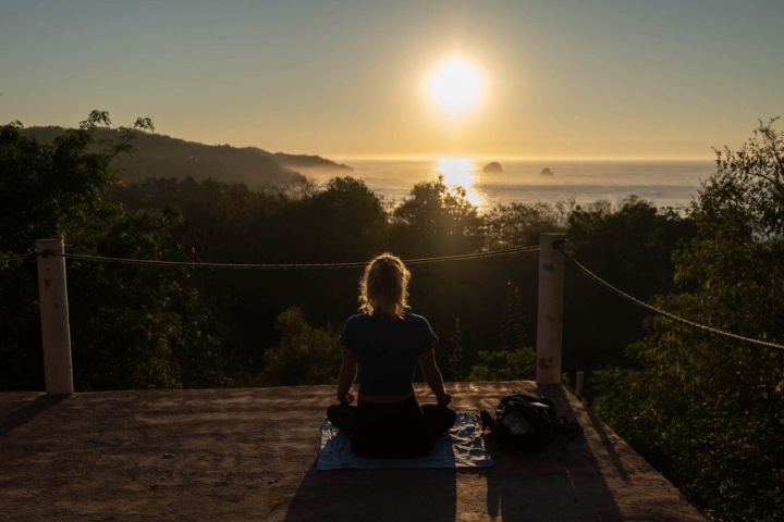 1. Meditación en Mazunte. Foto - @hridaya.yoga (Instagram)