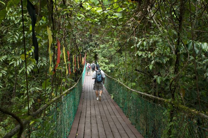 1. Viajeros en el Parque Nacional Gunung Mulu. Foto - Malasia (Expedia)