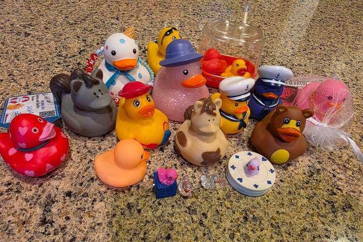 2. Patos de hule disfrazados. Foto - Tamara Haney (Facebook)