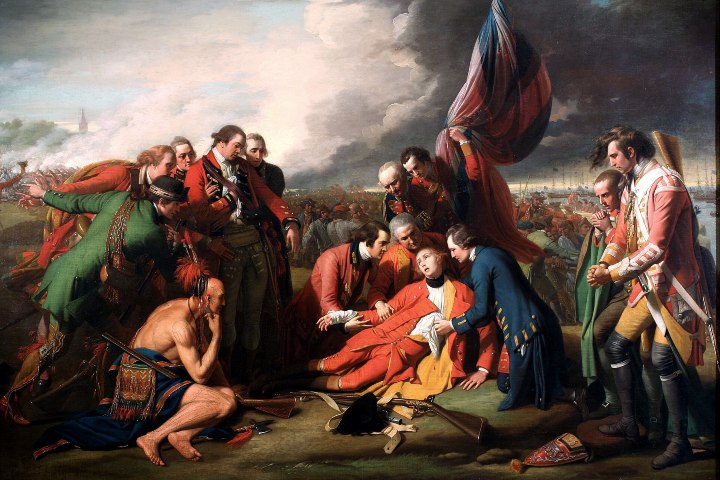 2. Pintura de La muerte del general Wolfe por Benjamín West. Foto - Wikimedia Commons