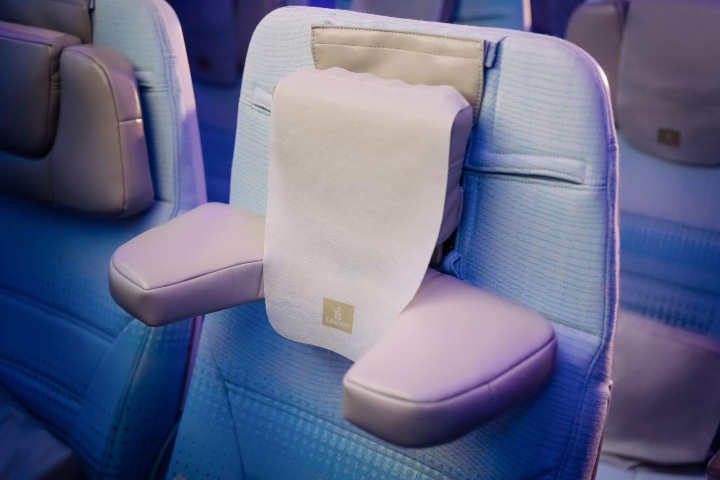 2. Reposacabezas U-Dream de Emirates. Foto - Archivo Emirates