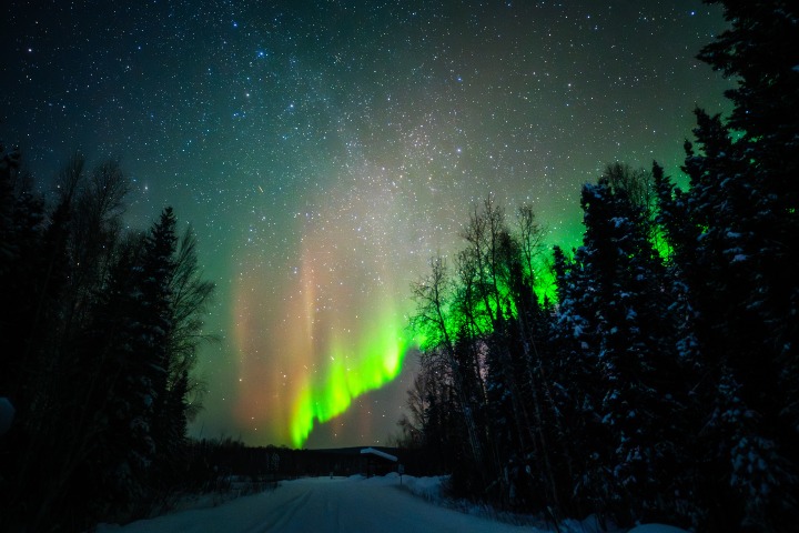 3. Aurora boreal en Fairbanks. Foto - @kapikapirumrum (Instagram)
