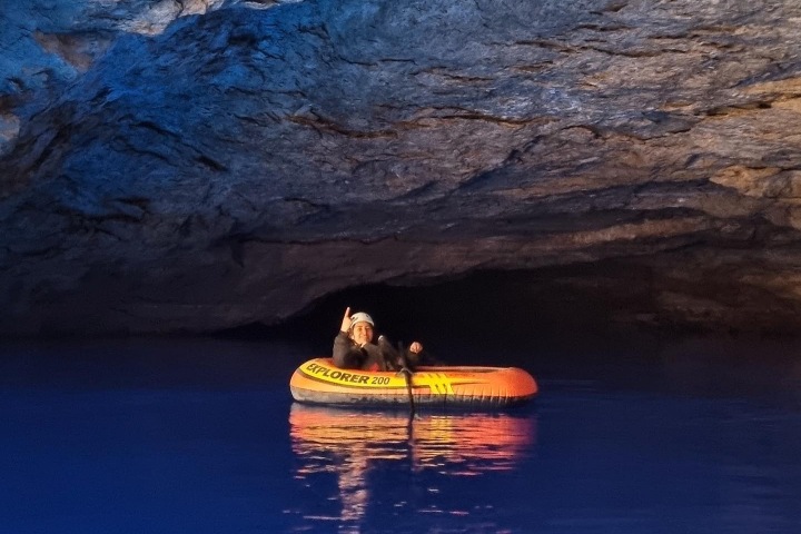 4. Cueva en el Pozo del Gavilán. Foto - @lobosteam.mx (Instagram)