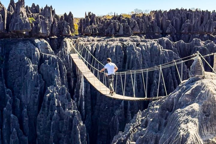 4. Puente en Tsingy de Bemaraha. Foto - @maxence_d (Instagram)