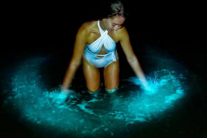 5. Bioluminiscencia en Holbox. Foto - @laislaholbox (Instagram)