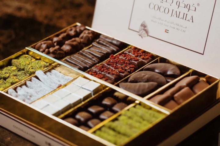 5. Chocolates de la marca emiratí Coco Jalila. Foto - Archivo Emirates