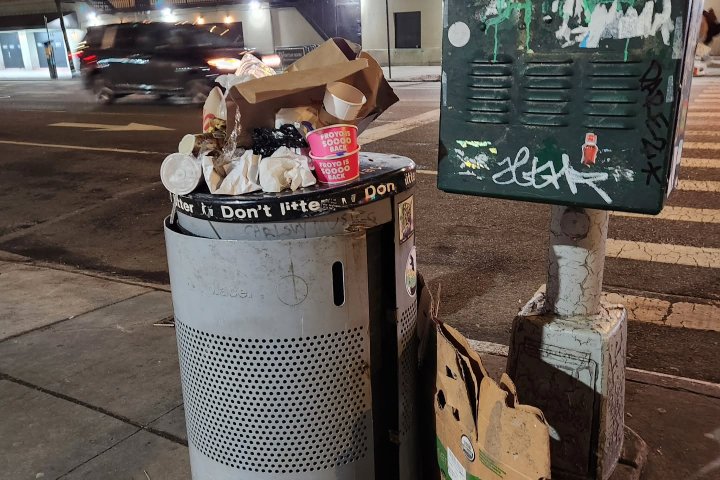 6. Basura en Nueva York. Foto - @offthebeatensubwaytrack (Instagram)