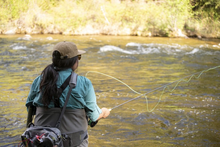 7. Pesca con mosca en Gunnison River. Foto - Gunnison Crested Butte