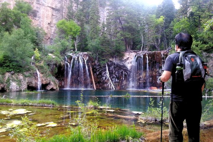 9. Viajero llegando a Hanging Lake. Foto - Wasif Malik (Flickr)