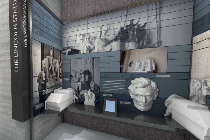 EXTRA. Exhibición en el Lincoln Memorial Undercroft. Foto - Archivo Washington D. C