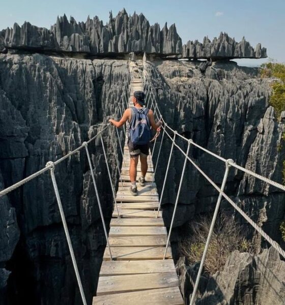 PARQUE NACIONAL TSINGY DE BEMARAHA. Foto - @kfushitani (Instagram)