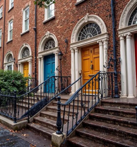 POR QUE LAS PUERTAS DE DUBLIN SON DE COLORES. Foto - hybridproperty