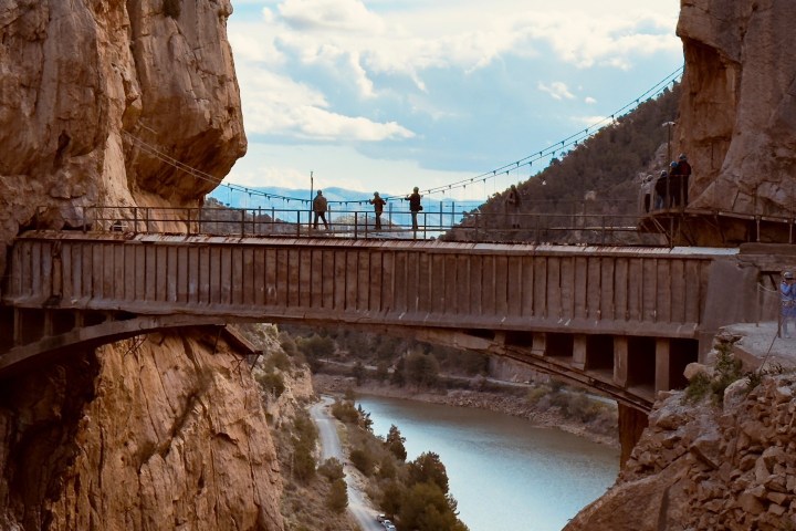 1. Puente en el Caminito del Rey. Foto - @caminitodelrey (Instagram)