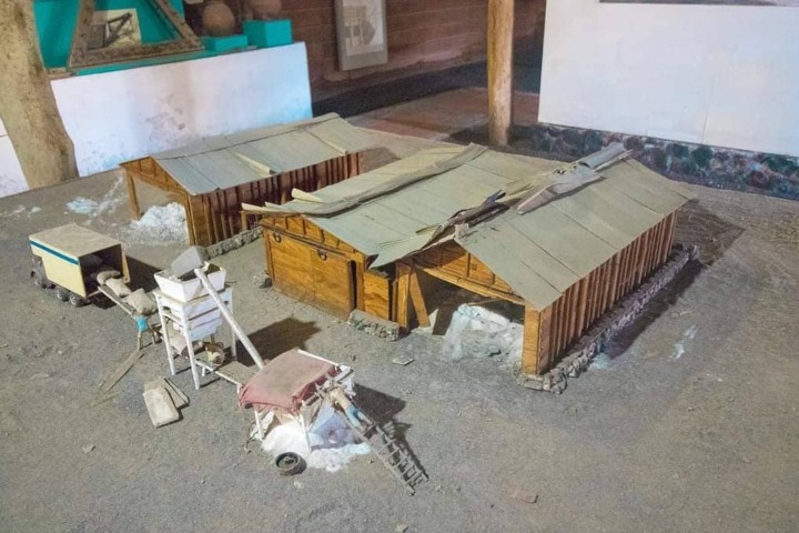2. Maqueta en el Museo de la Sal de Cuyutlán. Foto - @recorriendomitierra (Instagram)