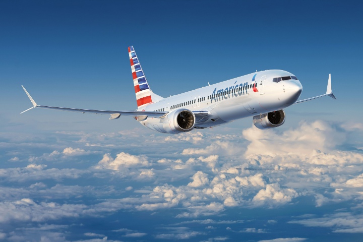 3. Boeing 737 MAX de American Airlines. Foto - Sala de prensa de Boeing