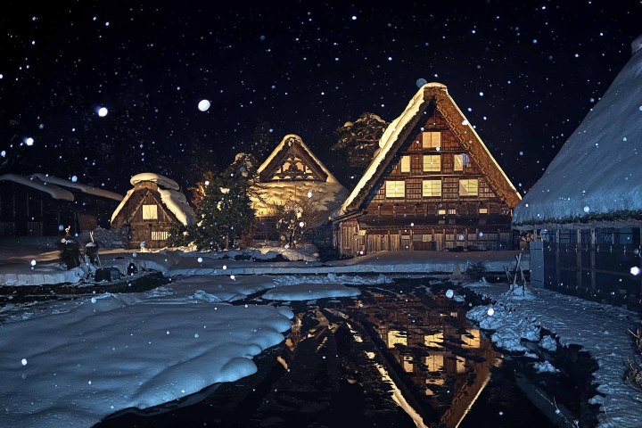 3. Light-Up de Shirakawa-go. Foto - 白川郷(Shirakawa-go) (Facebook)