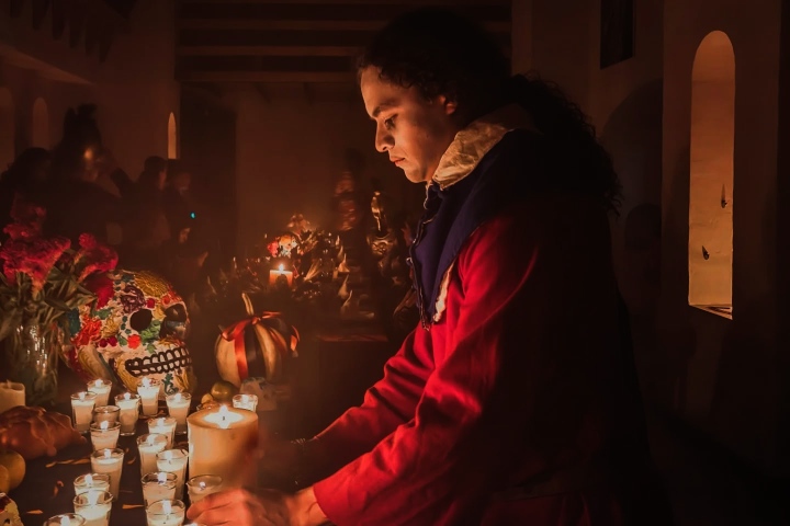 4. Festejo del Día de Muertos en el Castillo Barakah. Foto - Castillo Barakah (Facebook)