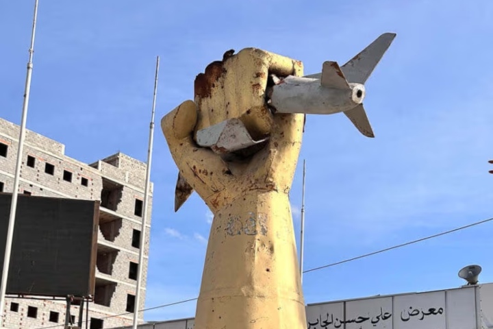 5. Escultura en el Museo de la Guerra de Misrata. Foto - Archivo Turkish Airlines