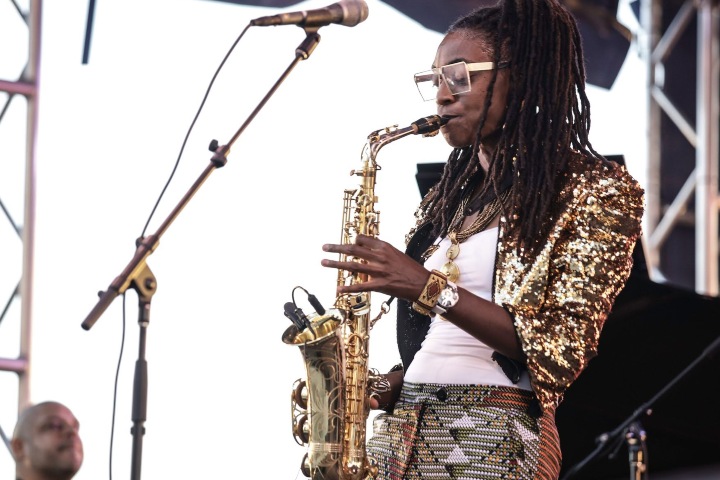 5. Saxofonista Lakecia Benjamin en el DC Jazz Festival. Foto - @dcjazzfest (Instagram)