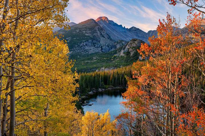 6. Bear Lake en Rocky Mountain National Park. Foto - Colorado National Park Trips
