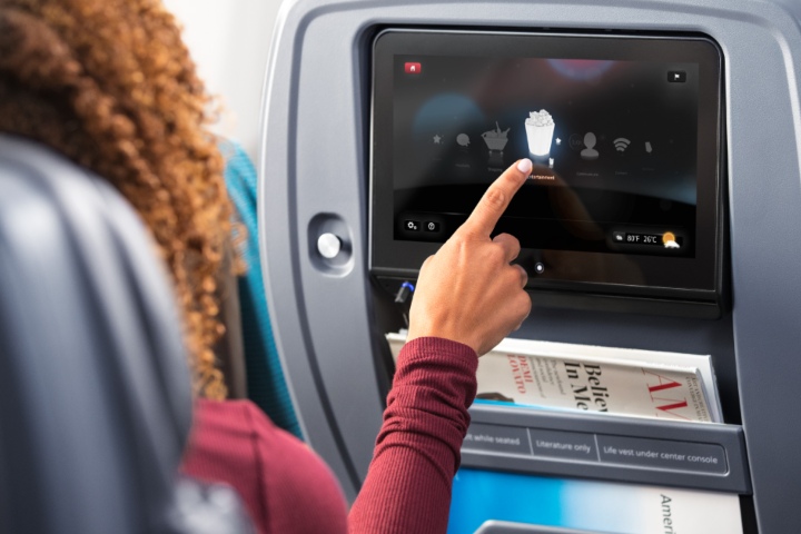 6. Pantalla de American Airlines. Foto - American Airlines Newsroom