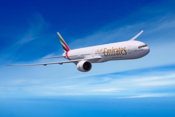 8. Avión de Emirates. Foto - Emirates (Facebook)