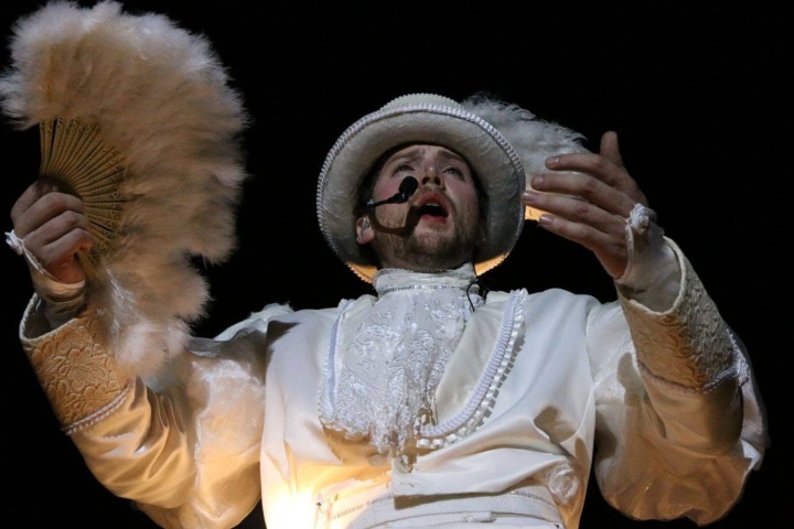 1. Actor en obra del FICT Zacatecas. Foto - Archivo FICT