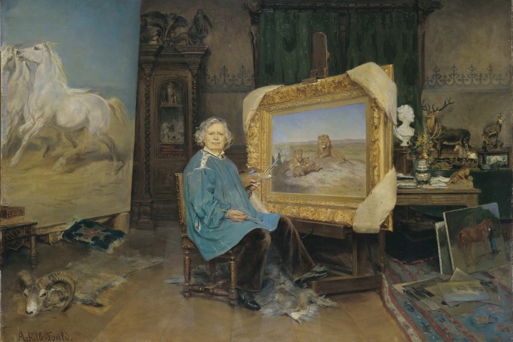 1. Obra Rosa Bonheur en su Estudio, 1893. Foto - Musée d'Orsay