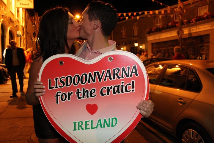 1. Pareja en Lisdoonvarna Matchmaking Festival. Foto - Lisdoonvarna Matchmaking Festival (Facebook)