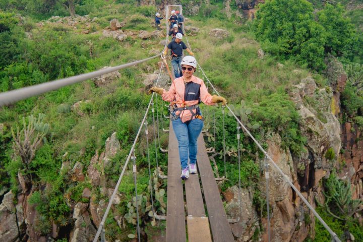 1. Puente en San Miguel Parque de Aventuras. Foto - Parque de aventura san miguel (Facebook)