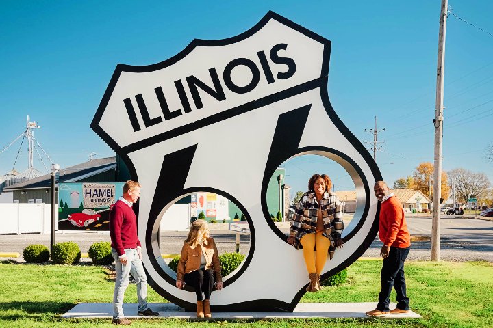 1. Viajeros en Illinois. Foto - Visit the USA
