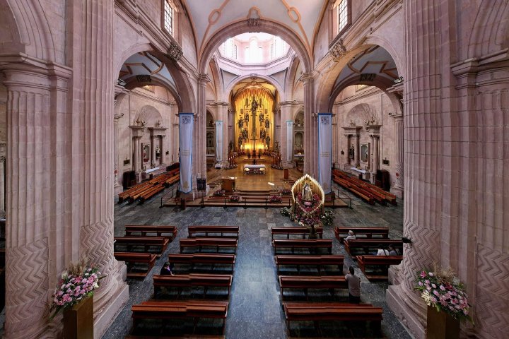 11. Interior de la Catedral Basílica de Zacatecas. Foto - Zacatecas Sectur (Facebook)