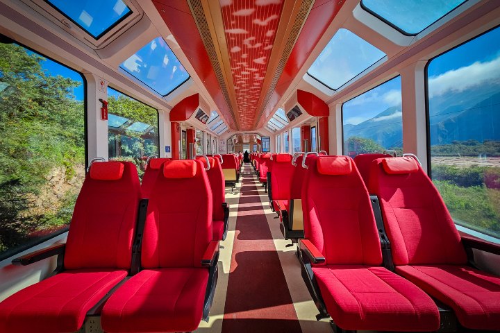 2. Interior del Tren Solar. Foto - @trensolaroficial (Instagram)
