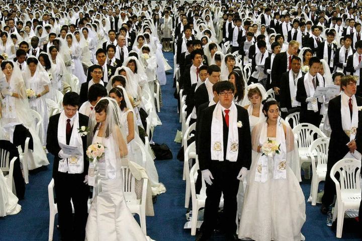 3. Boda masiva de la Iglesia de la Unificación. Foto - u_ForeverBlue101_303 (Reddit)