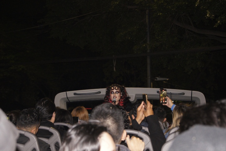 3. Demonio en el Turibus del Terror. Foto - Gus Espinosa
